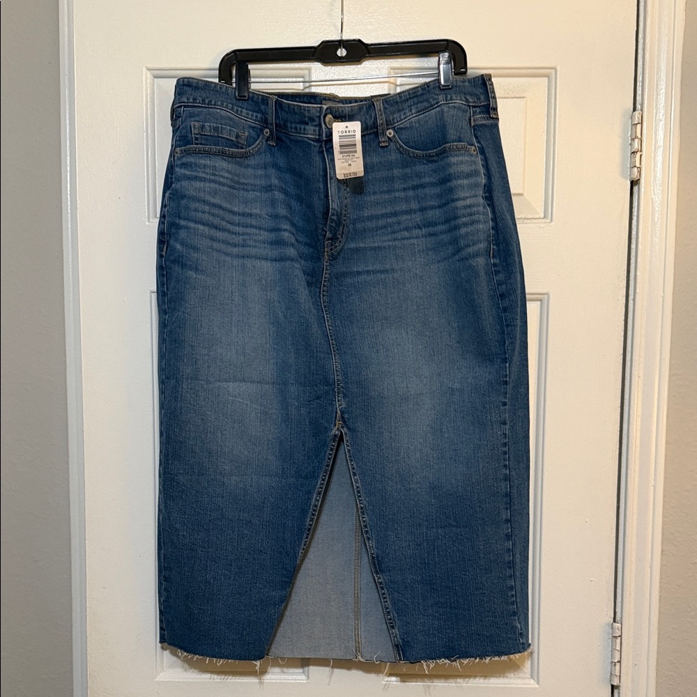 Torrid  Blue Denim Skirt